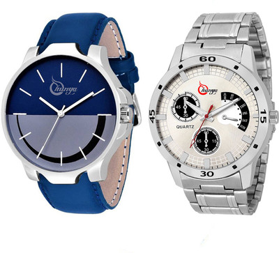 

shunya Combo Of Metallic And Leather Super Quality Watch - For Men-2 Watch - For Men