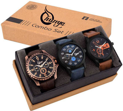 

shunya Combo of 3 Fashionable Watch - For Men Watch - For Men