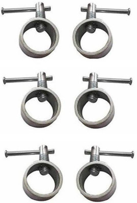

Monika Sports 6 locks Weight Lifting Bar(Silver)