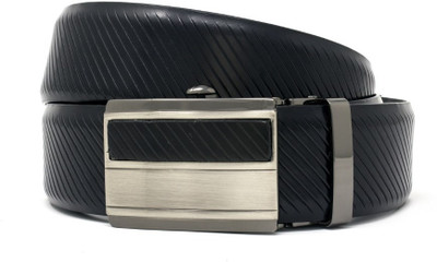 

Leather Plus Men Formal Black Genuine Leather Belt