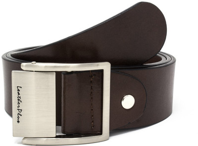 

Leather Plus Men Formal Brown Genuine Leather Belt