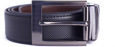 Sphiron Men Black Genuine Leather Belt