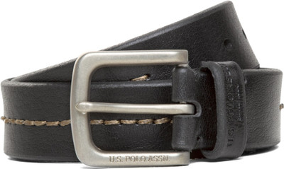 

U.S. Polo Assn Men Black Genuine Leather Belt
