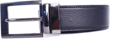 

Sphiron Men Black Genuine Leather Belt