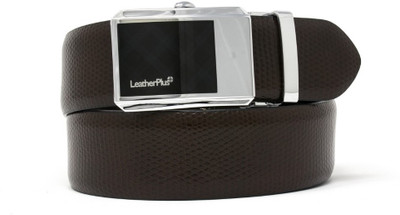 

Leather Plus Men Formal Brown Genuine Leather Belt