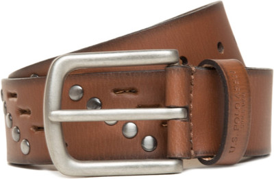 

U.S. Polo Assn Men Brown Genuine Leather Belt