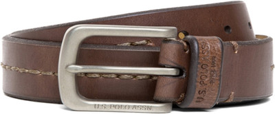 

U.S. Polo Assn Men Brown Genuine Leather Belt