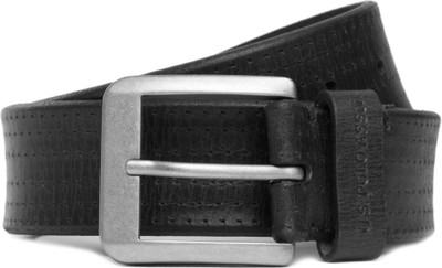 

U.S. Polo Assn Men Black Genuine Leather Belt
