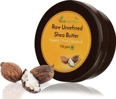

VeraNaturals Vera Naturals Raw Unrefined Shea Butter 120gms - African, Raw, Pure - For DIY Body Butters, Lotions, Soap, Eczema Treatment & Stretch Mark Removal Products, Lotion Bars, Lip Balms and Pure Moisturizer Skin & Hair Care(120 g)