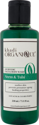 

Khadi Organique khadiorganique Neem Tulsi Face and Body Wash(0.375 ml, Pack of 3)