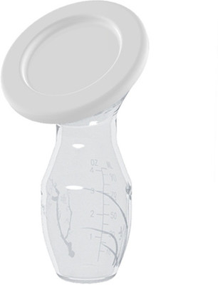 

SYGA Silicone Baby Manual feeding Storage Suction Transparent Bottle_White 1 Size Breast Supple Cup(1)