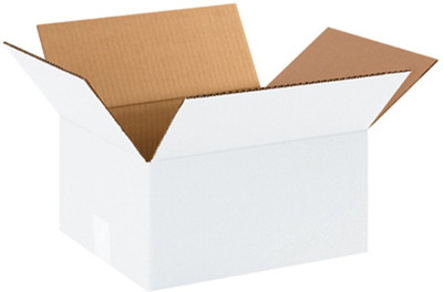 

EZELLOHUB Corrugated Cardboard Packaging Packaging Box(Pack of 25 White)