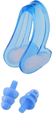 

QUINERGYS ™ Grape - Reusable Hearing Protection Earplugs & Swim Nose Clip For Sleeping, Swimming, Traveling,Meditation Ear Plug & Nose Clip(Blue)
