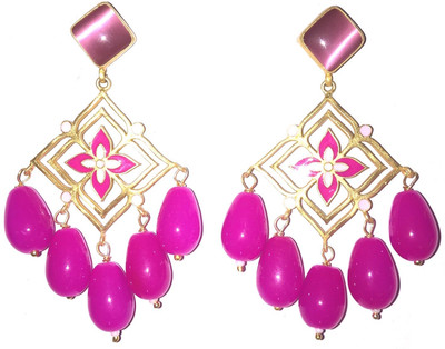 BLINGG Beaded Cleopatra Danglers Metal Drops & Danglers