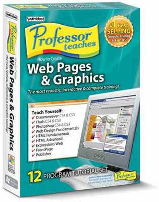 

Individual Software PROFESSOR TEACHES HOW TO CREATE WEB PAGES & GRAPHICS(DVD-Rom)
