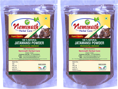 

Neminath Herbal Care 100% Natural Jatamansi Root (Nardostachys Jatamansi) Powder For Rejuvenating Hair Roots Naturally (Pack Of 2) (200 Grams)(200 g)