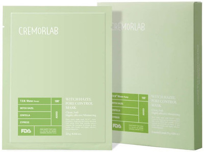 

Cremorlab WITCH HAZEL PORE TIGHTENING MASK - T.E.N. Water, Pack of 2 Mask Sheet(25 g)