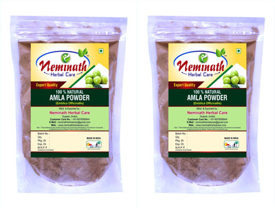 

Neminath Herbal Care 100% Natural Amla Fruit (Emblica Officinalis) Powder As Hair Vitalizer Naturally (Pack Of 2) (200 Grams)(200 g)