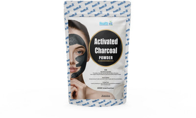 

HealthVit Activated Charcoal Powder (8.82 oz) | Face Mask | Black Head Removal Mask | Skin Treatment | Skin Care(250 g)