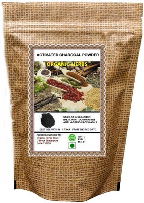 

Organic Herbs Activated Charcoal Powder 100 gm for Face masks ,Face packs , Toothpastes , soaps & shampoos(100 g)