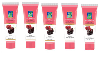 

Astaberry Skin Whitening face wash (With Mulberry & Liquorice Extraxt) Pack of 5 Face Wash(500 ml)