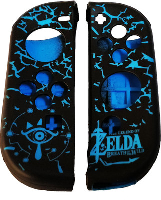 

Hytech Plus Legend of Zelda Breath of the Wild Theme Joy-Con Silicone Skin Blue (1 Pair) Gaming Accessory Kit(Blue, For Wii)