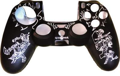

Hytech Plus God of War Action Theme Feather Soft Playstation 4 DualShock 4 Silicone Sleeve- White Gaming Accessory Kit(White, For PS4)