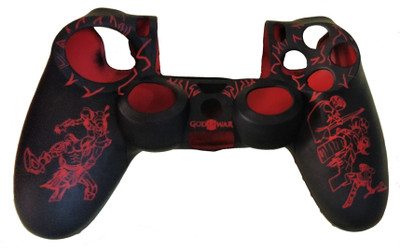 

Hytech Plus God of War Action Theme Feather Soft Playstation 4 DualShock 4 Silicone Sleeve- Red Gaming Accessory Kit(Red, For PS4)
