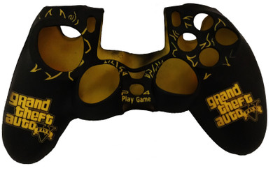 

Hytech Plus GTA 5 Special Edition Theme Feather Soft Playstation 4 DualShock 4 Silicone Sleeve- Yellow Gaming Accessory Kit(Yellow, For PS4)
