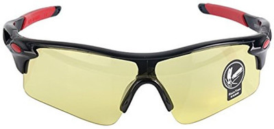 

DALUCI Night vision Outdoor Sport Cycling Bicycle Bike Riding Sun Glasses Eyewear Goggle UV400 Sports Goggles(Yellow)