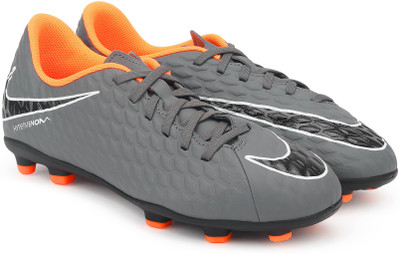 

Nike Boys & Girls Lace Football Shoes(Grey, Black or grey