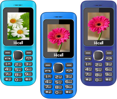 

Hicell C5 Pack of Three Mobiles(Blue$Black&Navy Blue$Black&Dark Blue$Black)