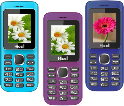 

Hicell C5 Pack of Three Mobiles(Blue$Black&Voilet$Black&Dark Blue$Black)