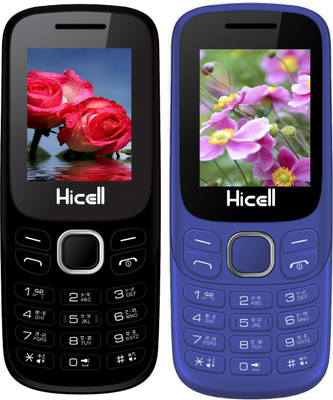 

Hicell C9 Metro Combo of Two Mobiles(Black$Green&Dark Blue$Black)