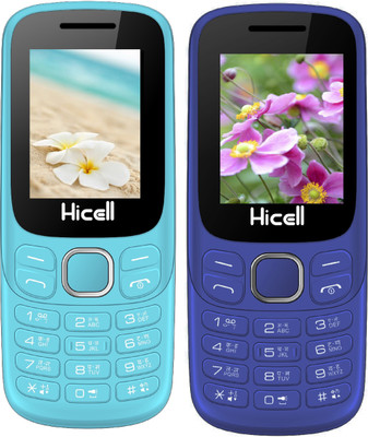 Hicell C9 Metro Combo of Two Mobiles(Light Blue$Black&Dark Blue$Black) (Hicell) Tamil Nadu Buy Online