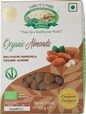 

ELWORLD Organic Almonds(500 g, Box)