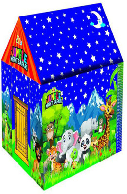 

Shape n Style Jungle Night Safari LED Light Tent House With Height Chart For Kids(Multicolor)