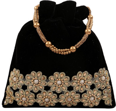 

Ratash.com Velvet potli Black Potli(Black)