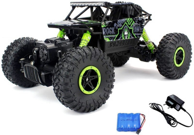 

FEMININE STYLE Waterproof Dirt Drift Rock Crawler Remote Controlled RC Monster Truck, Four Wheel Drive, 1:18 Scale 2.4 GHZ(Multicolor)