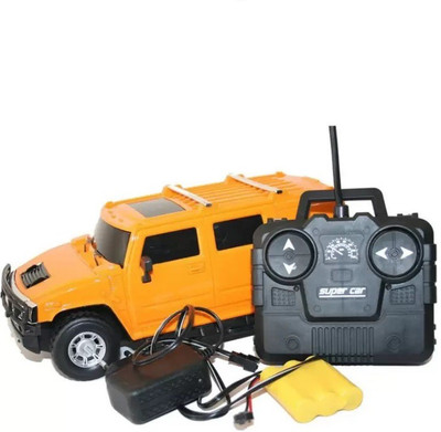 

Grizzly Hummer Style Racing Rechargeable Car With Radio Control Steering(Multicolor)