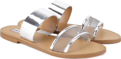 

Steve Madden Women SILVER Flats