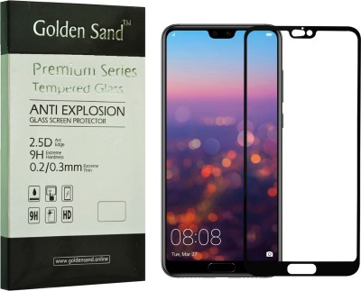 Golden Sand Edge To Edge Tempered Glass for Huawei P20 Pro:P20Pro(Pack of 1)