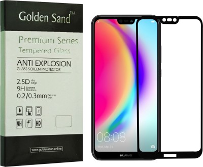Golden Sand Edge To Edge Tempered Glass for Huawei P20 LITE(Pack of 1)