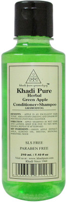 

Khadi Pure Herbal Green Apple Shampoo + Conditioner SLS-Paraben Free(210 ml)