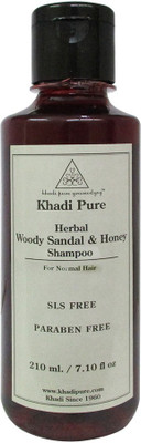 

Khadi Pure Herbal Woody Sandal & Honey Shampoo SLS-Paraben Free(210 ml)