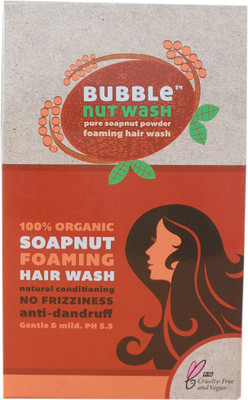 

BubbleNut Wash ALL NATURAL FOAMING HAIR WASH POWDER (Pack od 2)(200 ml)