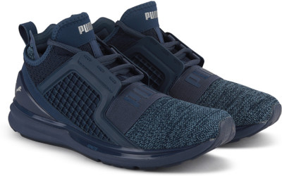 

Puma IGNITE Limitless Knit Running Shoes For Men(Blue, Blue indigo-infinity