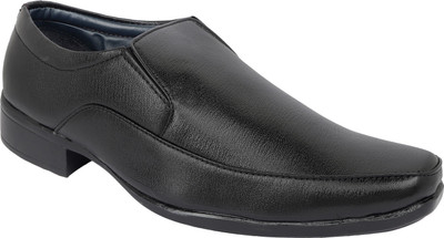 

Wenzel Men's Formal Leather Shoes Slip On For Men(Black