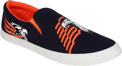

Genial Canvas Shoes For Men(Orange, Navy