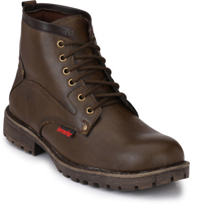 

Kavacha Steel Toe Safety Shoe , S37 Boots For Men(Brown, Tan